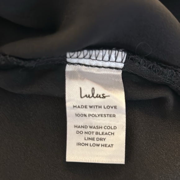 Lulus Black Y2K 90's Fairy Grunge Camisole Tank Top Size Medium - Picture 6 of 6